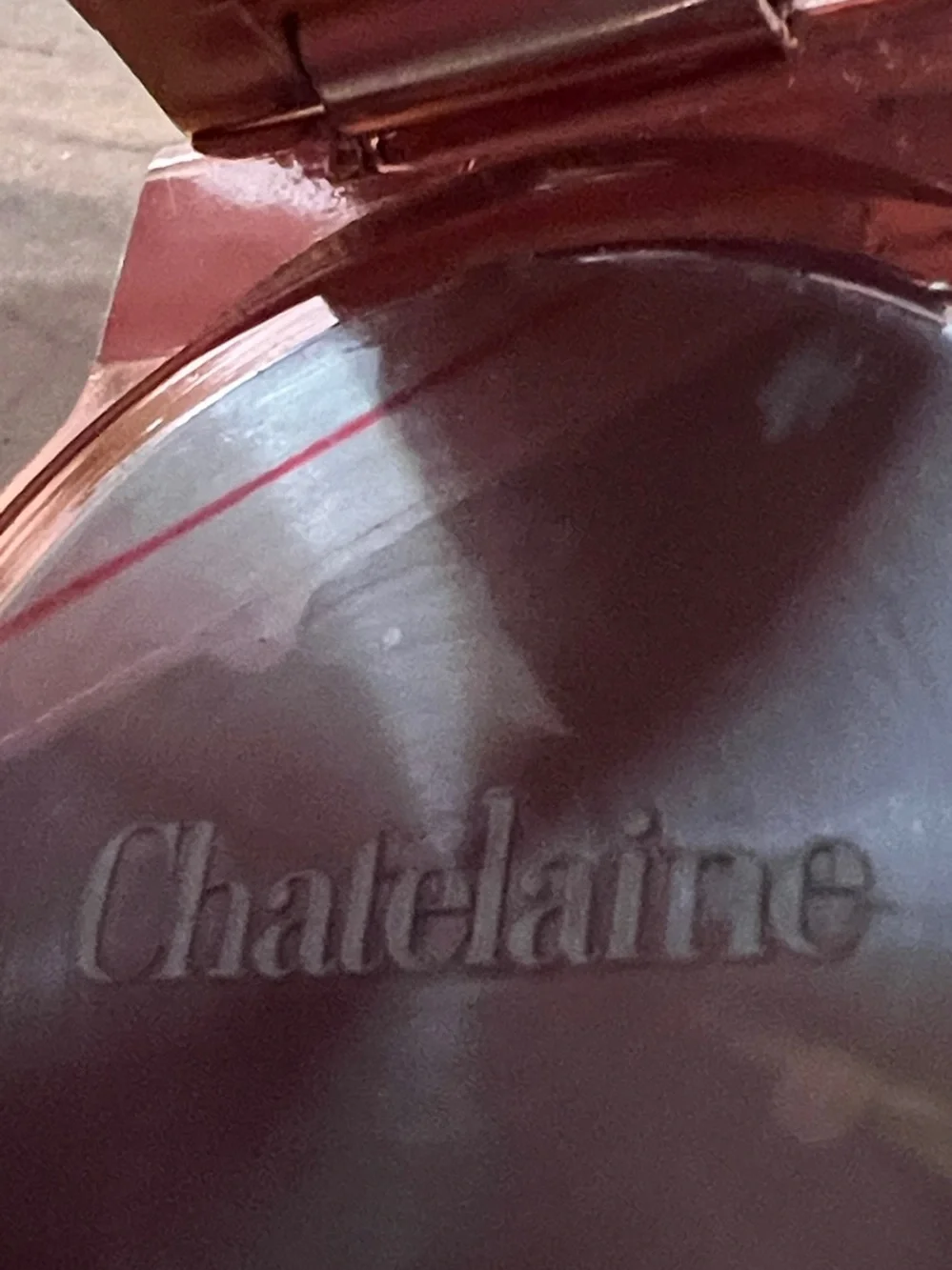 Chatelaine Embossed Compact Rose Gold Tone Watch - Picture 2 of 9